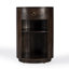Table de bout cylindrique avec rangement Aviel