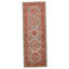 Kazak Wool Oriental Area Rug in Blue/Rust