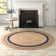Natural Fiber Braided Round Area Rugs
