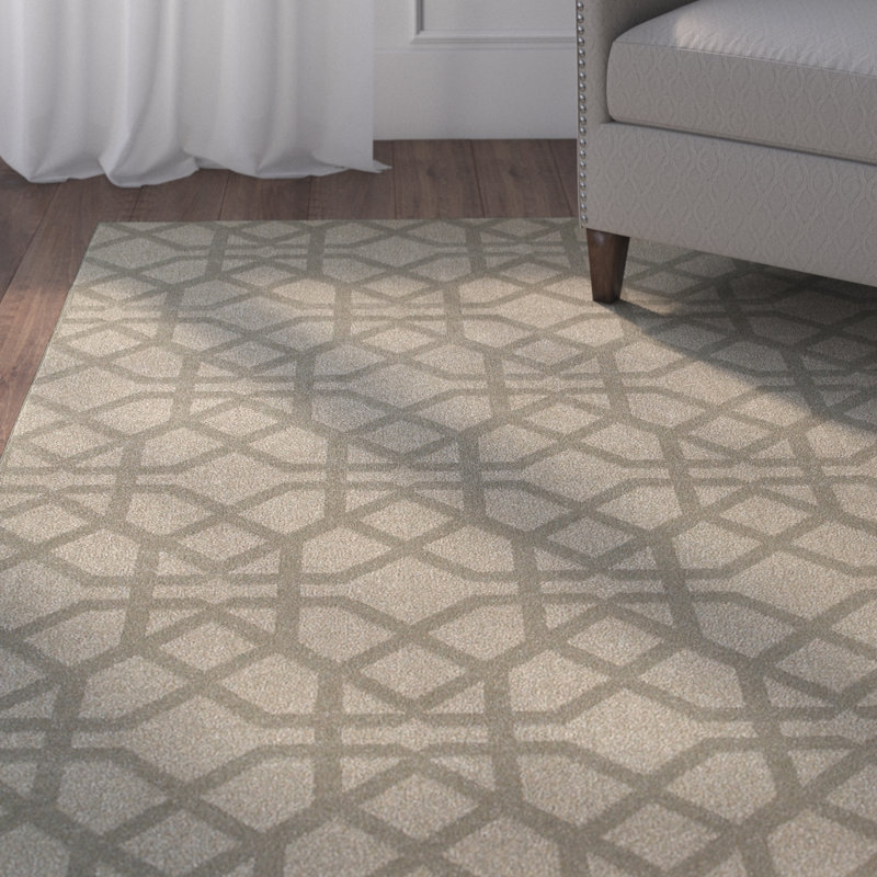 Tapis gris Derby, Rectangle 9 pi 10 po x 12 pi 10 po