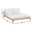 Furano Upholstered Two Cushion Platform Bed-101019074