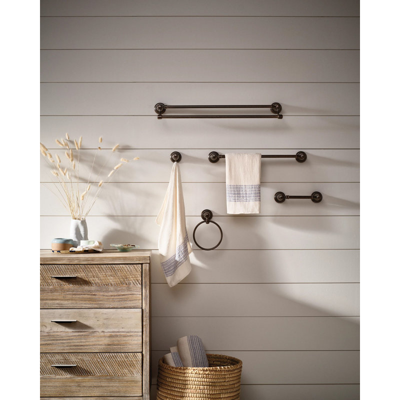 Bradshaw Wall Mounted Towel Ring, Oil Rubbed Bronze