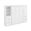 Grand lit escamotable avec tiroirs et tablettes-1916929963