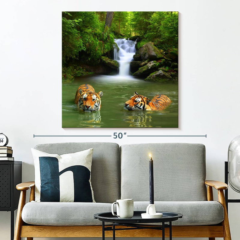 Brampt Tigers, 39" H x 39" W
