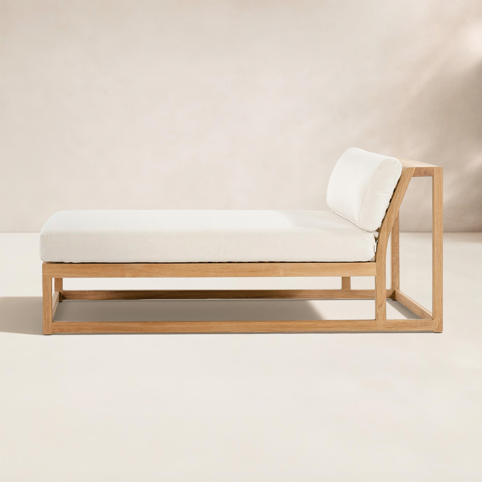 Westminster Teak 38.75'' Outdoor Chaise Lounge