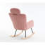 Fauteuil oscillant rembourré Teddy
