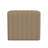 Ada Footstool Ottoman, Channel Tufted Taupe Brown Boucle, 19 Inch-112313376
