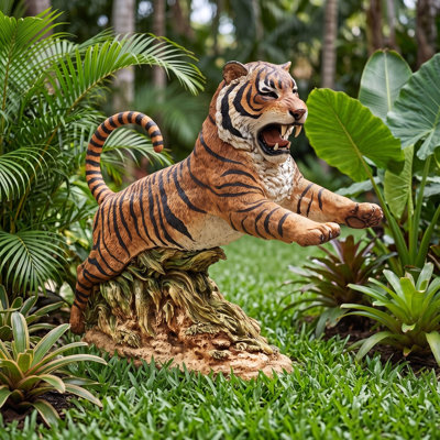 Statue bengal tiger pour chat jungle