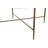 Onier Iron Coffee Table, Gold