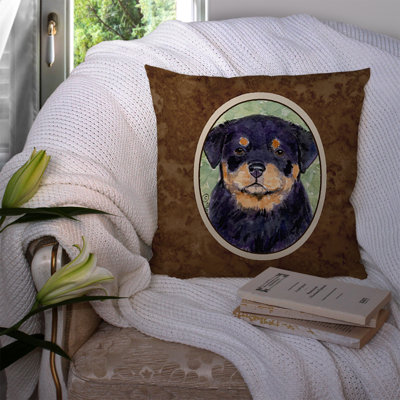 Rottweiler Outdoor Reversible Throw Pillow