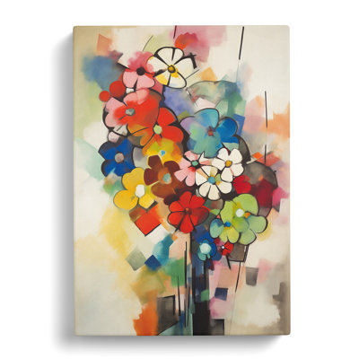 Leadley Flowers Bauhaus Vol.3 - Wrapped Canvas Print