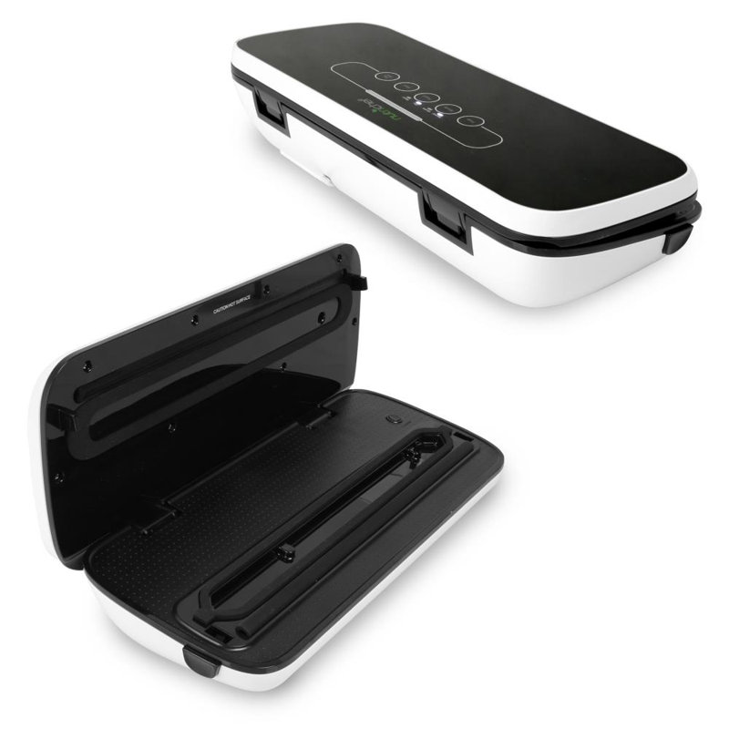 NutriChef Automatic Food Vacuum Sealer, Black