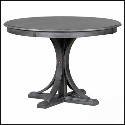 Ensemble de table de salle à manger 5 pièces avec pieds en tréteaux courbés et 4 chaises rembourrées pour une salle à manger élégante