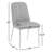 Pepperidge 19.5'' H Faux Leather Upholstered Metal Side Chair