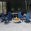  Chaise Adirondack pliante Cheryce en PEHD avec porte-gobelet