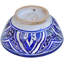 Bol décoratif en céramique à motif bleu Mid Mid Century Century