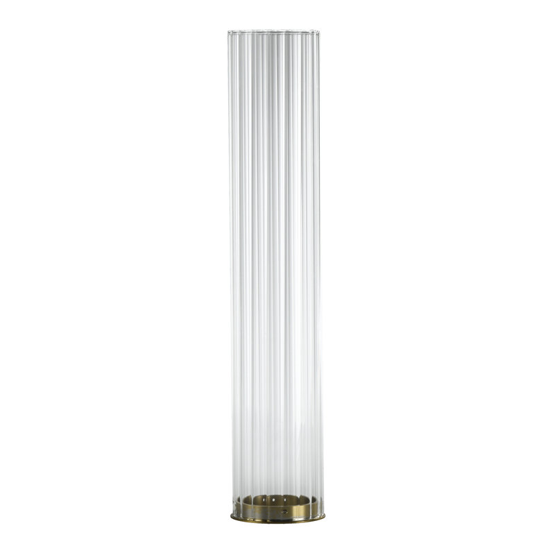 Zigrina Pendant, 65.13" H x 2.75" W x 2.75" D, Matte White
