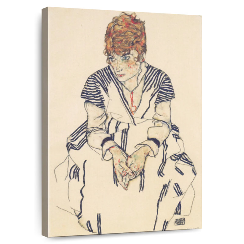 Belle-sœur de l'artiste, Adele Harms, H 45 po x l 30 po