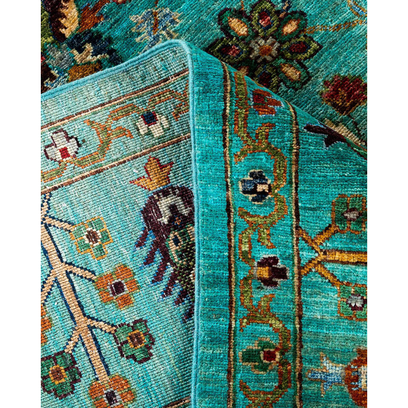 One-of-a-Kind Rectangle 8'1" X 10'3" Hand Knotted Area Rug