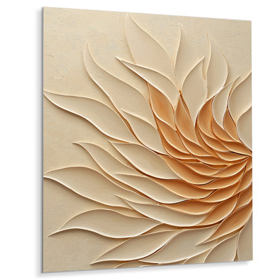 Solar Flare Botanical Dream II - Botanicals Metal Decor, Modern Metal Print