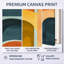 Arch Geometry Canvas, Mid Century Modern Wall Art, Cengizhan-492856129-492856141