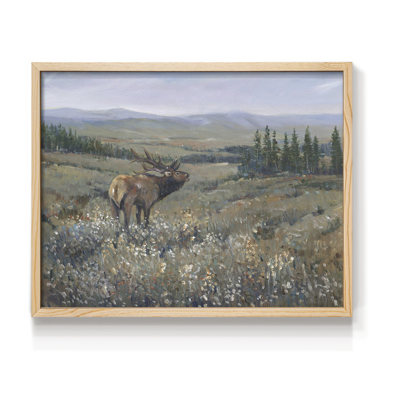 Faune de l'Ouest I - reproduction encadrée - réaménageable, Naturel, H 11 po x l 14 po