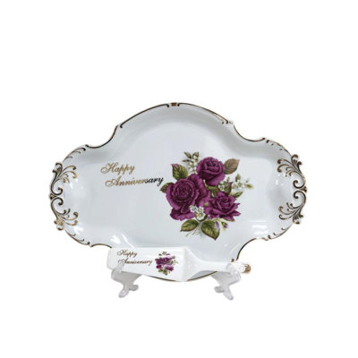 Ensemble de 2 assiettes décoratives pour joyeuses fêtes Demopolis