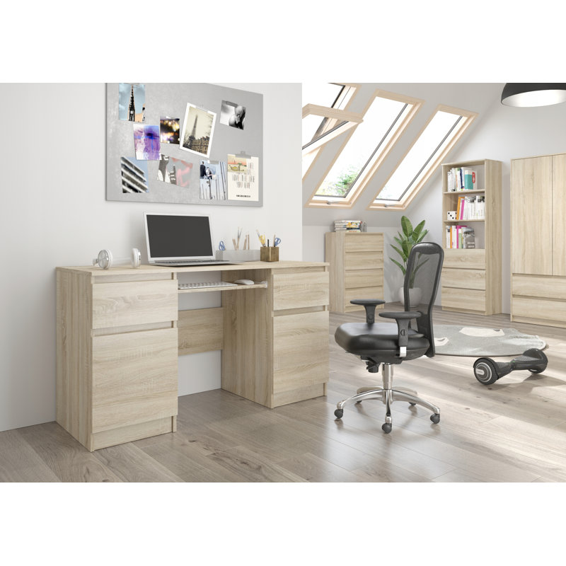 Anusca Computer Table, Tan
