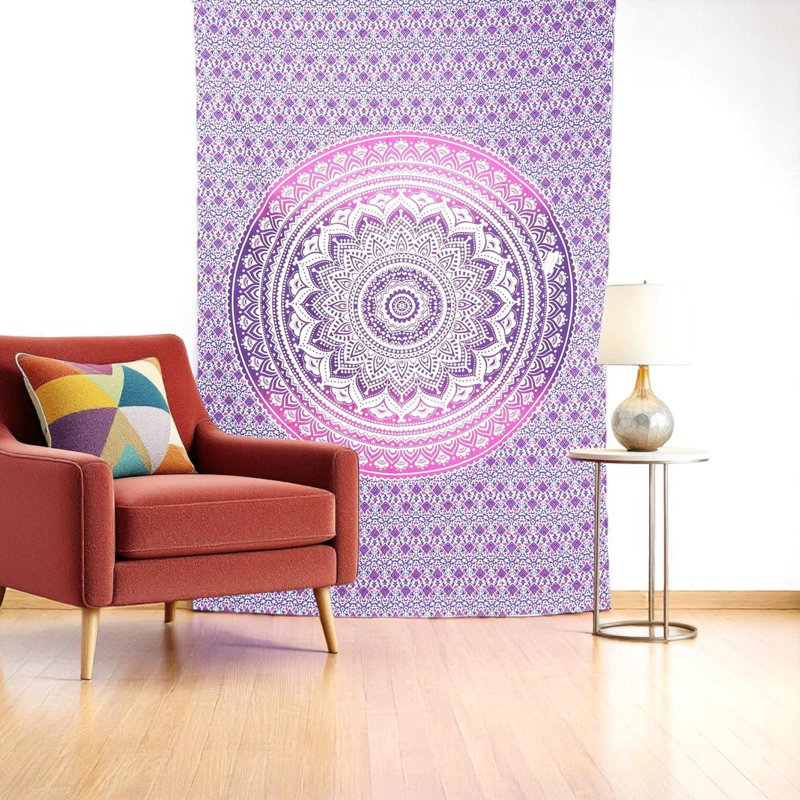 Tapisserie 80 po x 56 po Mandala