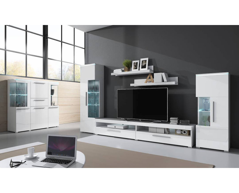 Davany 132cm Sideboard, White