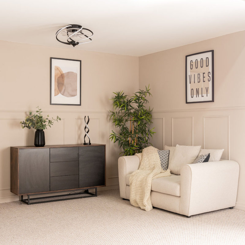 Caycee 45cm Ceiling Fan with LED Lights