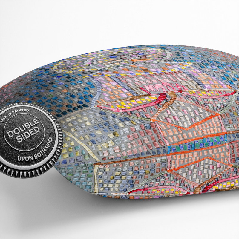 Square Throw Cushion, 40cm H x 40cm W x 15cm D