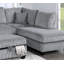 Ensemble de canapé modulaire 3 pièces en velours côtelé rembourré Laf-758394322