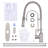 Pull Out Gooseneck High-Arc Kitchen Faucet-82627969