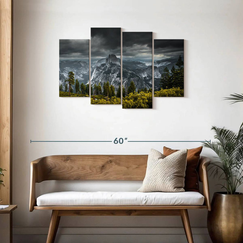 Alvord Dusky Yosemite Mountains, H 27 po x l 43 po