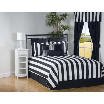 City Stripe Cotton Euro Pillow Cover