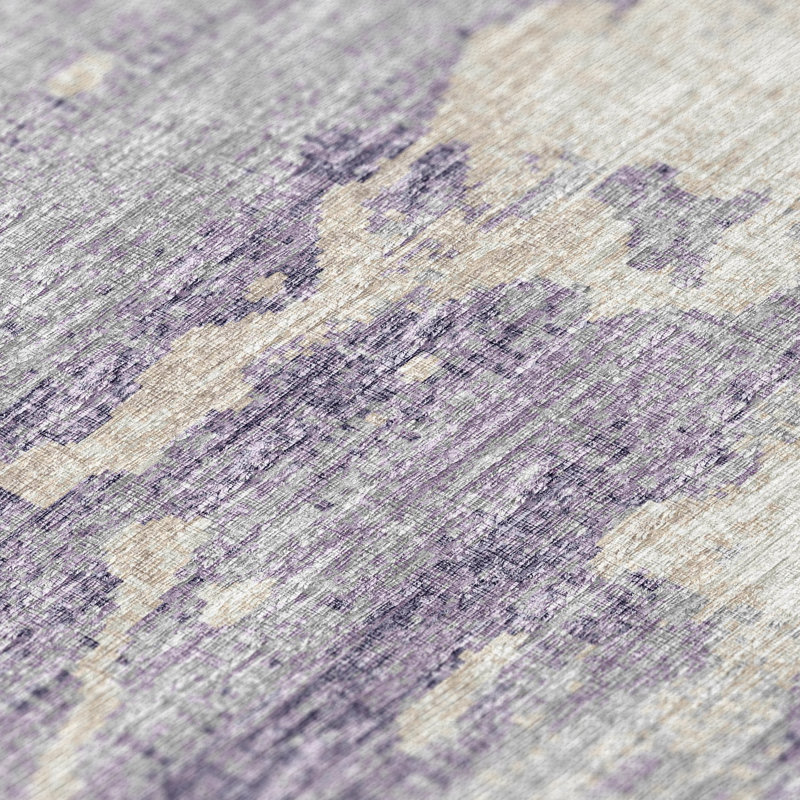 Skara Washable Abstract Indoor / Outdoor Rug, Runner 2'3" x 7'6"