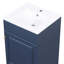 Meuble-lavabo moderne avec lavabo en céramique intégré-443489305