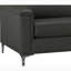 Canapé modulaire en cuir véritable 122,5 po Platte-736447230