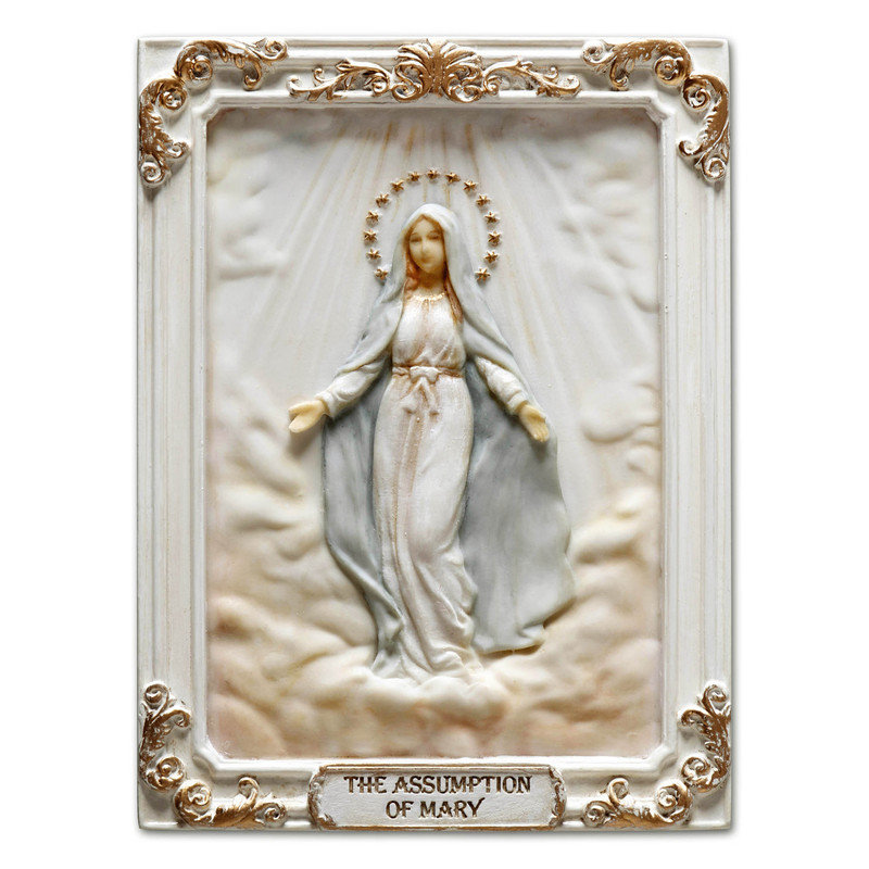 Figurine 4,1 pouces en polyrésine Glorious Mysteries the Assomment of Mary
