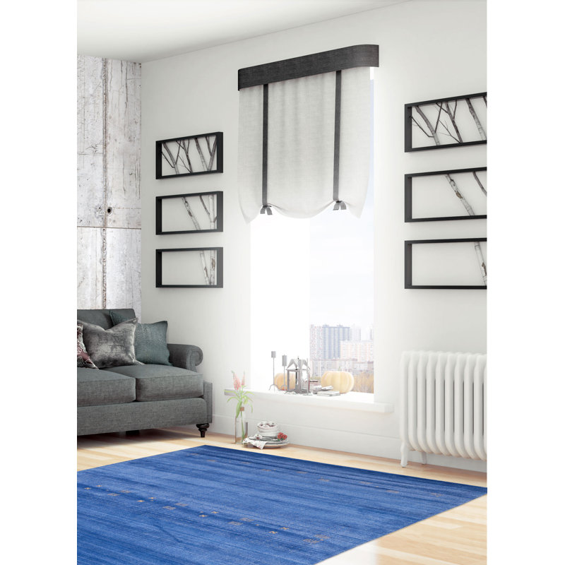 Indo Gabbeh Blue Rug 5'11" x 8'11"