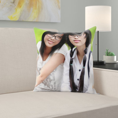Coussin de fille fille