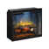 Dimplex Revillusion Built-In Electric Firebox Weathered Concrete Interior with Front Glass Panel