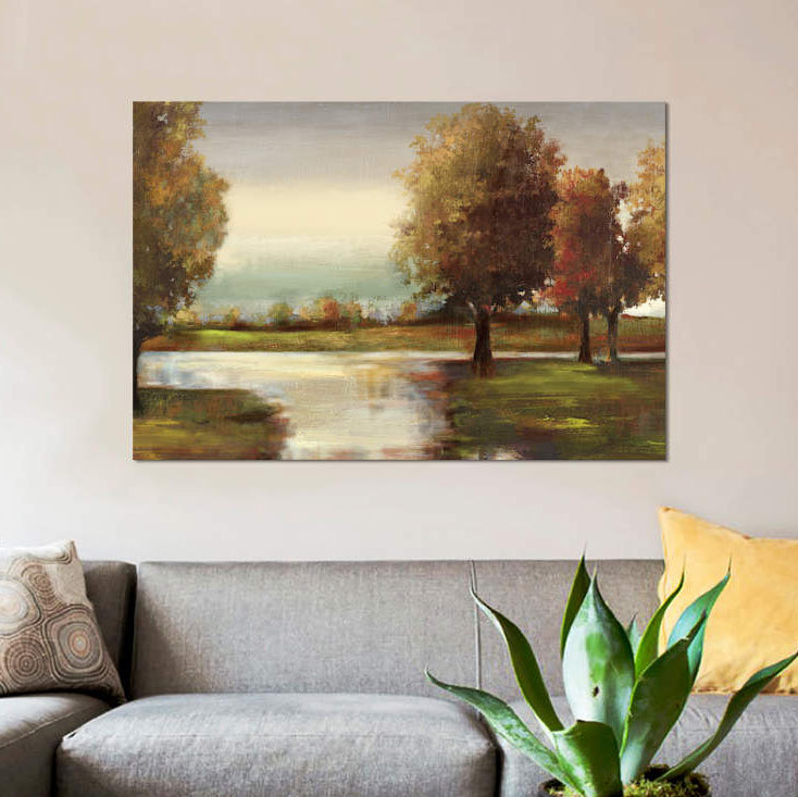 «Solitude» par Pl Studio - Estampe numérique sur toile tendue avec châssis, H 8 po x l 12 po x P 0,75 po, Toile tendue