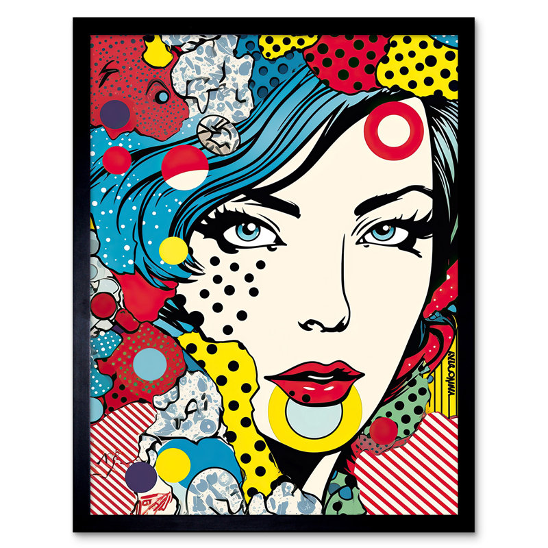 Alekzander Woman Blue Eyes - Single Picture Frame Print
