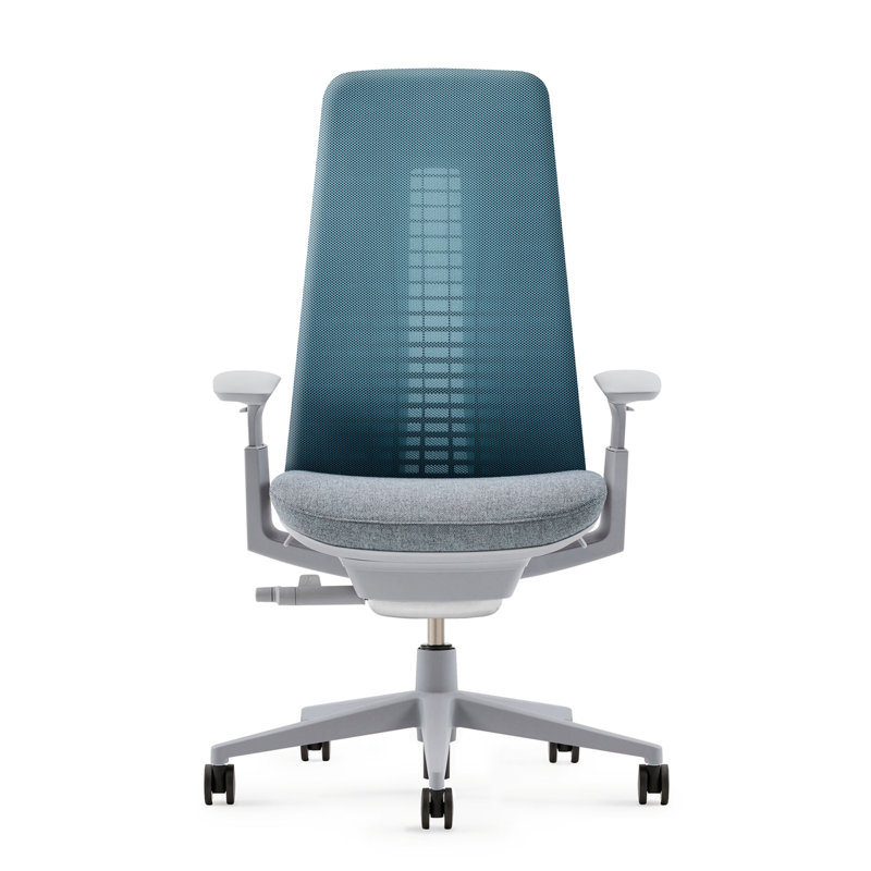 Haworth Fern Mesh Task Chair, No, Cornflower