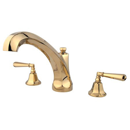 Metropolitan Double Handle Deck Mounted Roman Tub Faucet