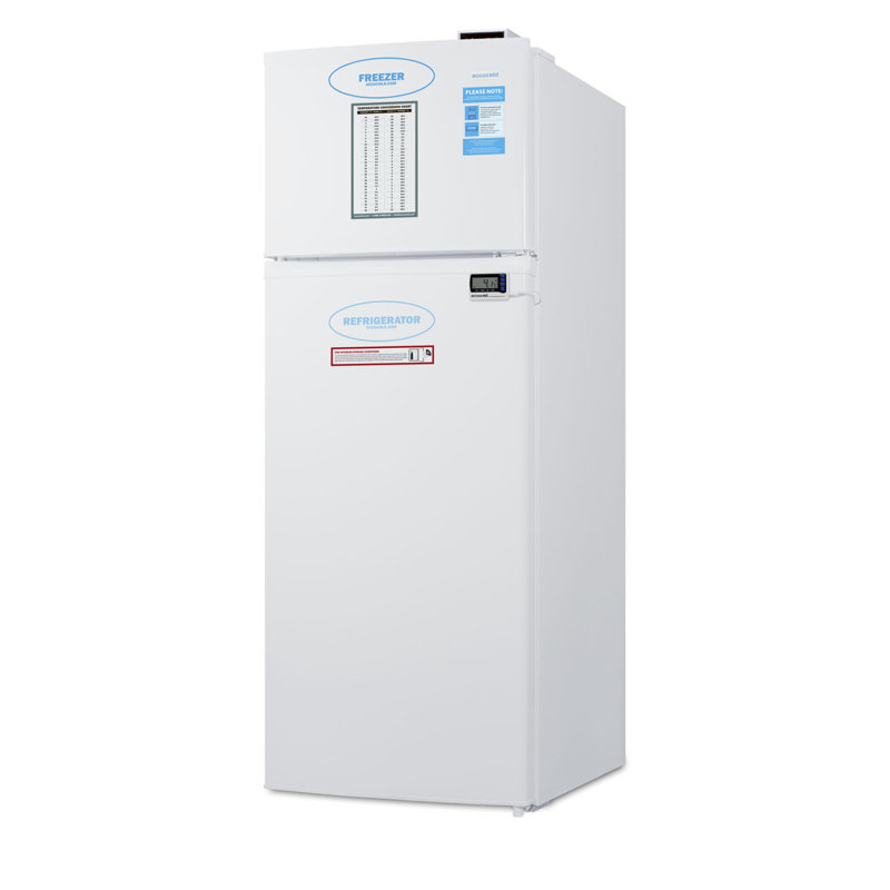 Summit Appliance 22" 7 Cubic Feet Top Freezer Refrigerator with Water and Ice Dispenser