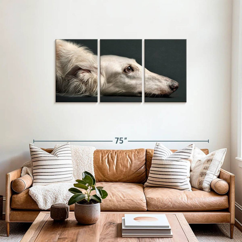 Brampt Loyal Dog, 27" H x 56" W