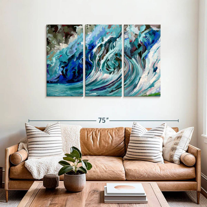 Gillard A Blue Wave, 36" H x 57" W